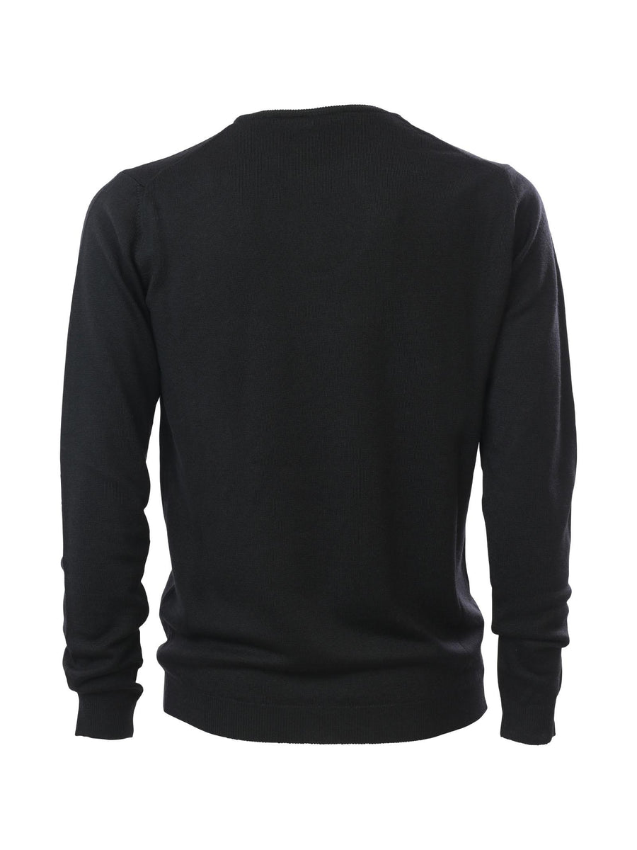 Maglioncino girocollo nero AD0085GT2024 80 Alessandro Dell'Acqua 