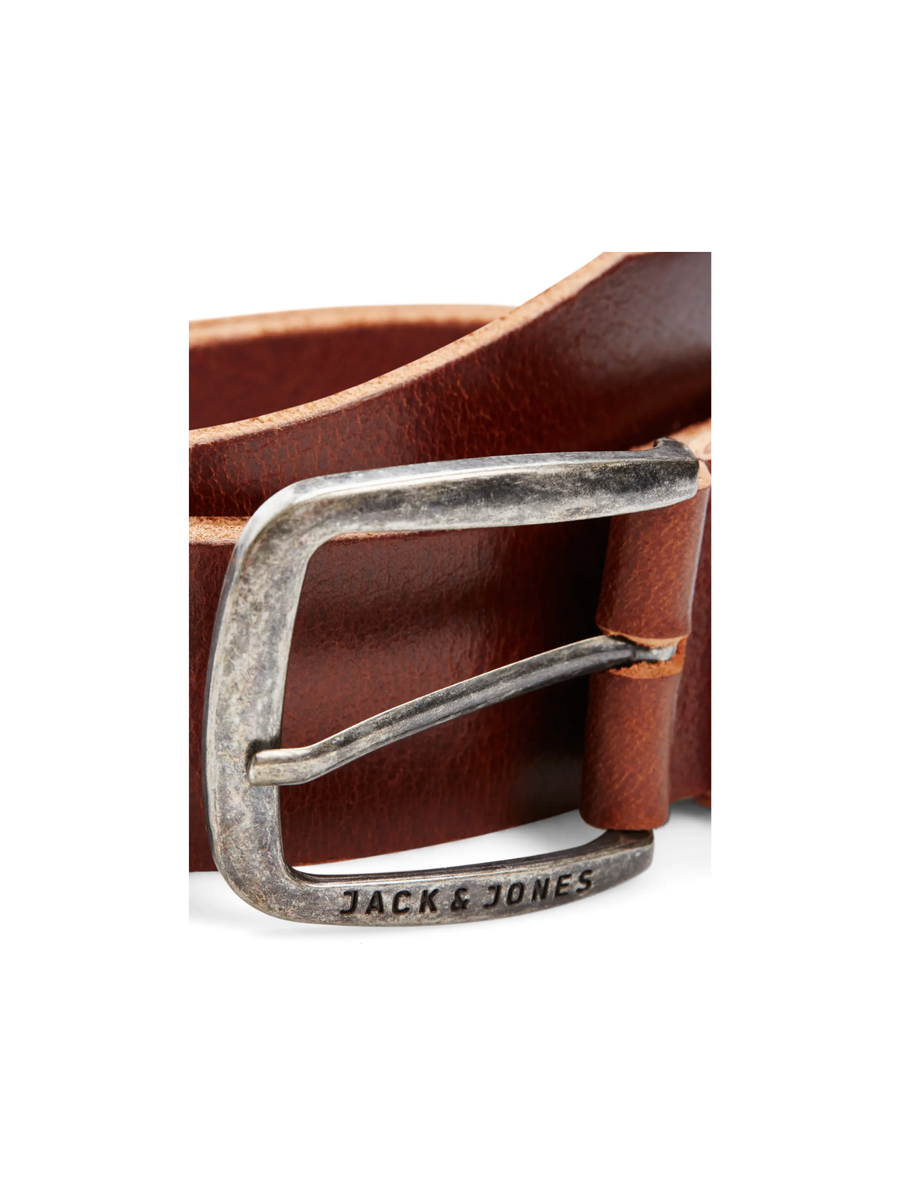Cintura Jack & Jones marrone con fibbia 12111286 Black Coffee Jack & Jones 
