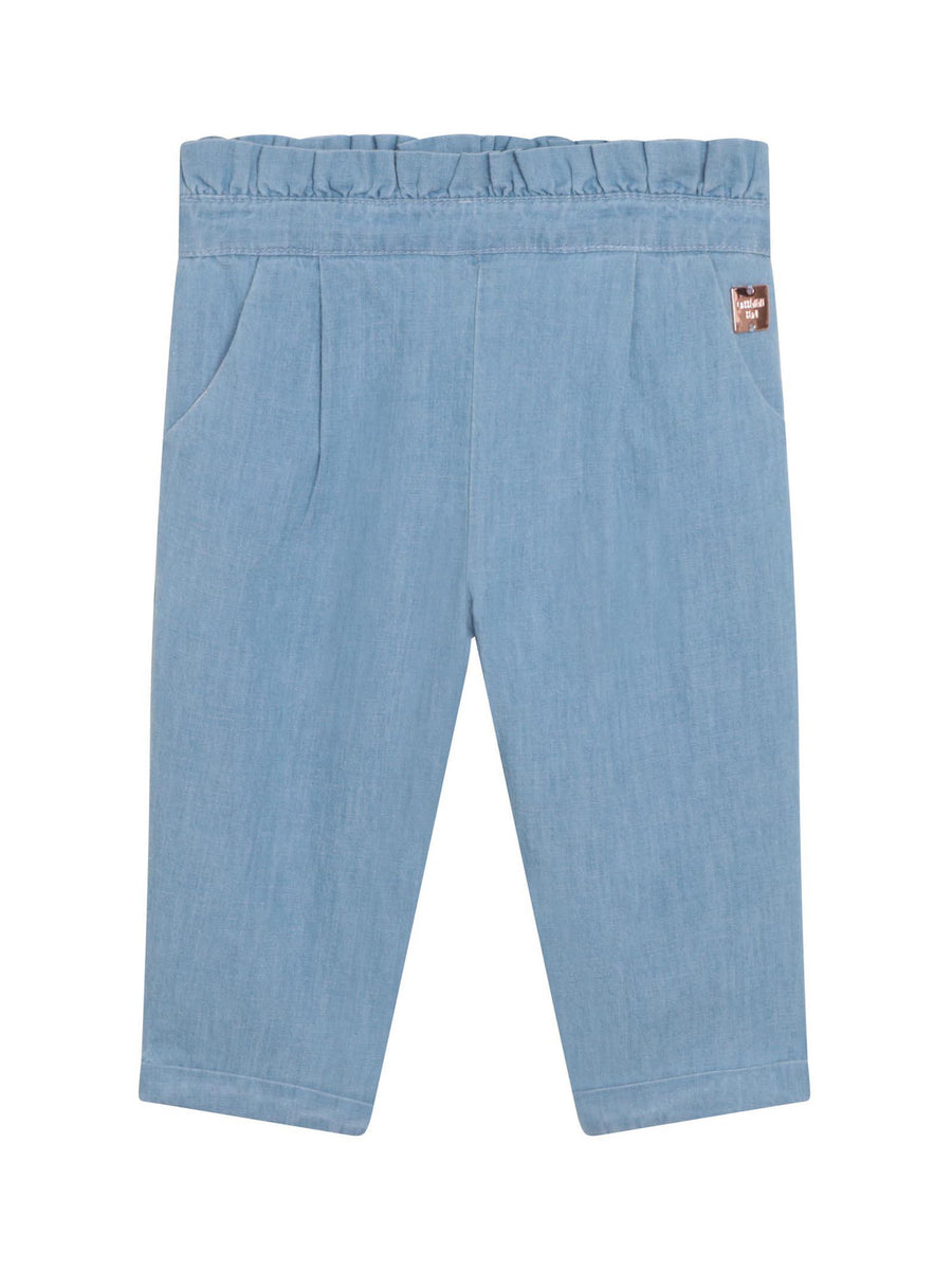 Jeans denim vita a caramella Y04135 DENIMSCURO Carrement Beau 
