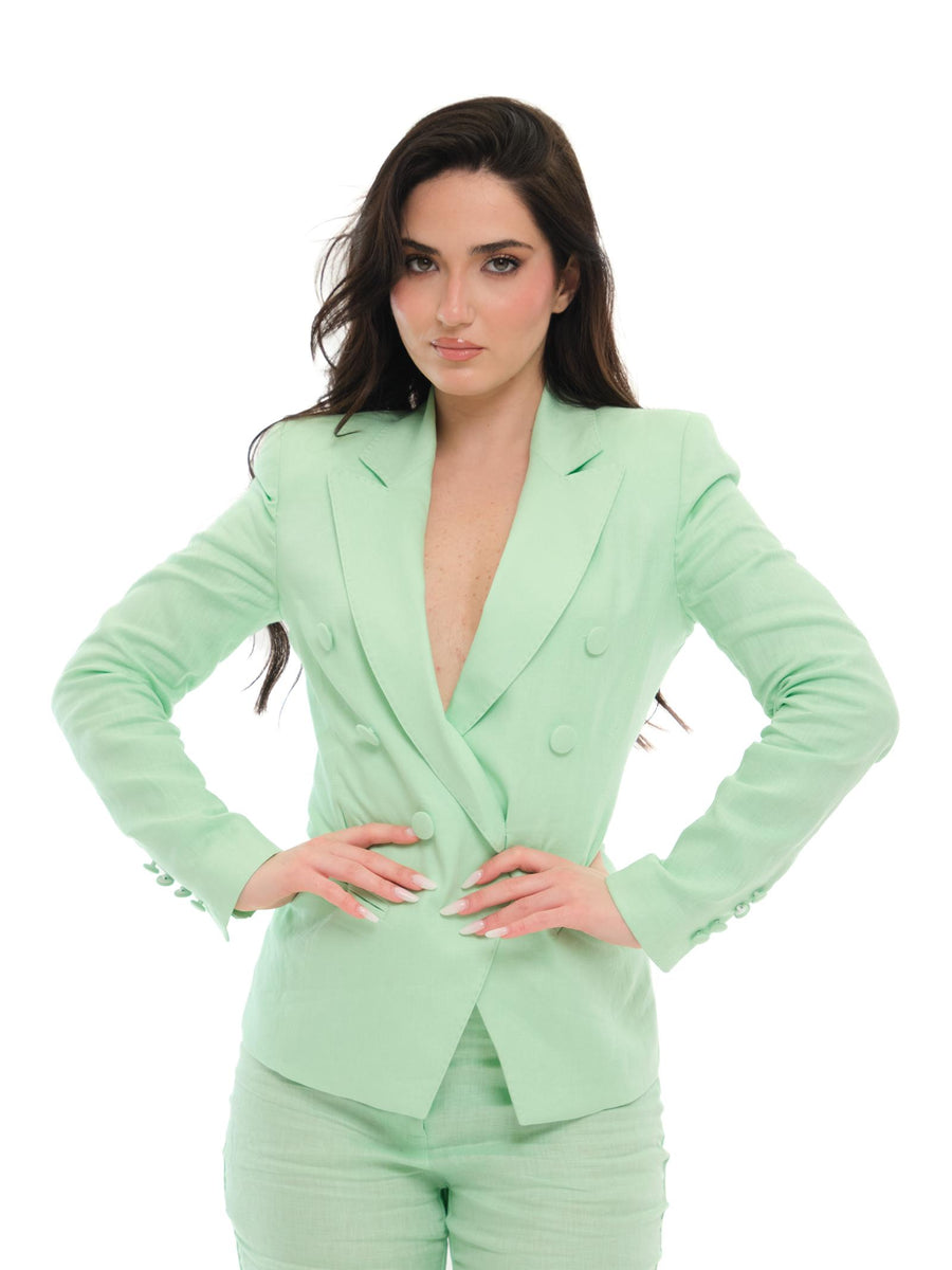 Blazer "linum" Silence Limited verde menta GI5005 MENTA Silence Limited 