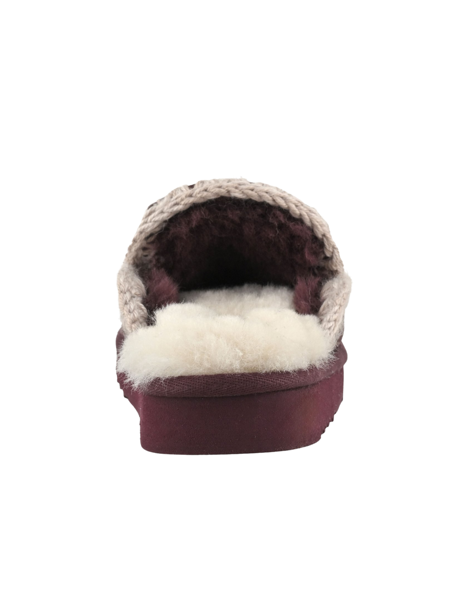 Mou " Eskimo Slipper Suede" cabernet MU.FW101125A CAB Mou 