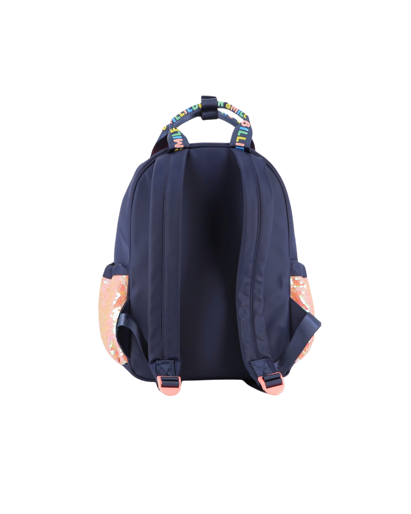 Zaino Billie Blush blu navy con paillettes e dettagli iridescenti U21541 85T Billie Blush 