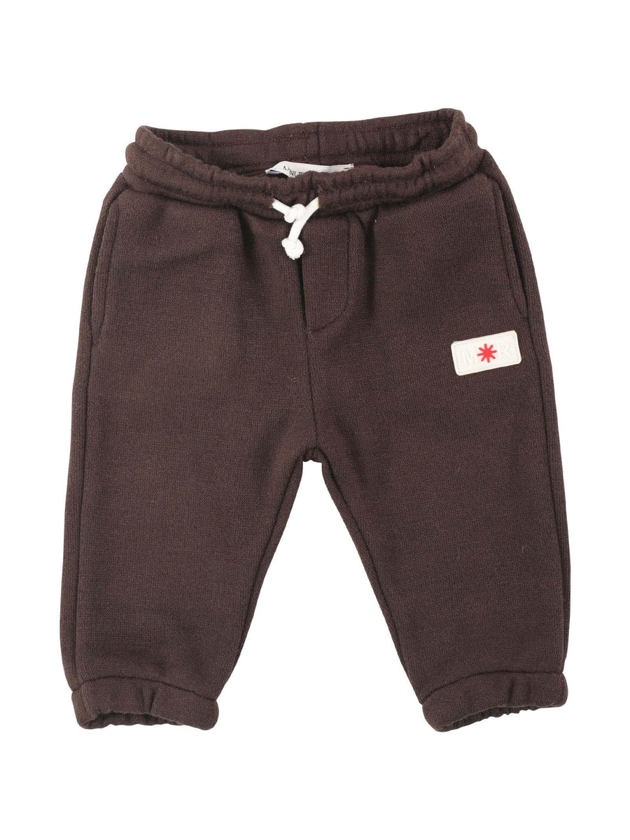 Pantalone marrone con vita elasticizzata MR1861 CAF Manuel Ritz 
