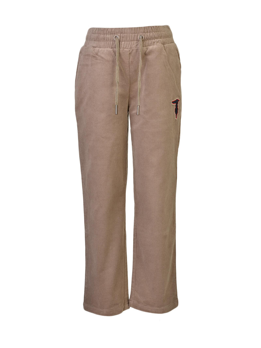 Pantalone taupe a costine TBA21035PAHB TAUPE Trussardi 
