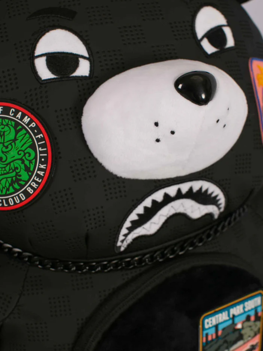 Zaino "global mogul billionaire teddy bear" Sprayground nero 910B7436 NSZ Sprayground 