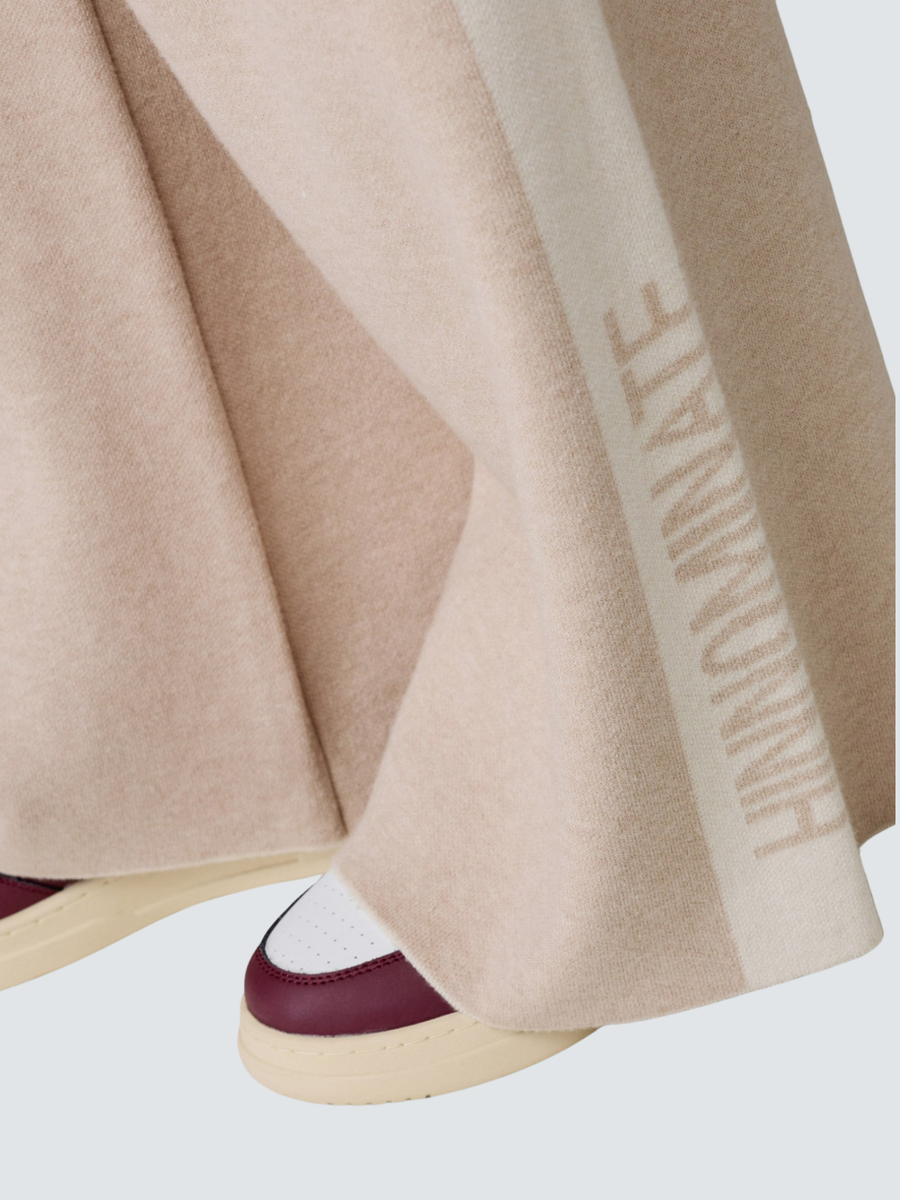 Pantalone a palazzo Hinnominate beige con bande in contrasto e logo HMABW02131 BE11 Hinnominate 