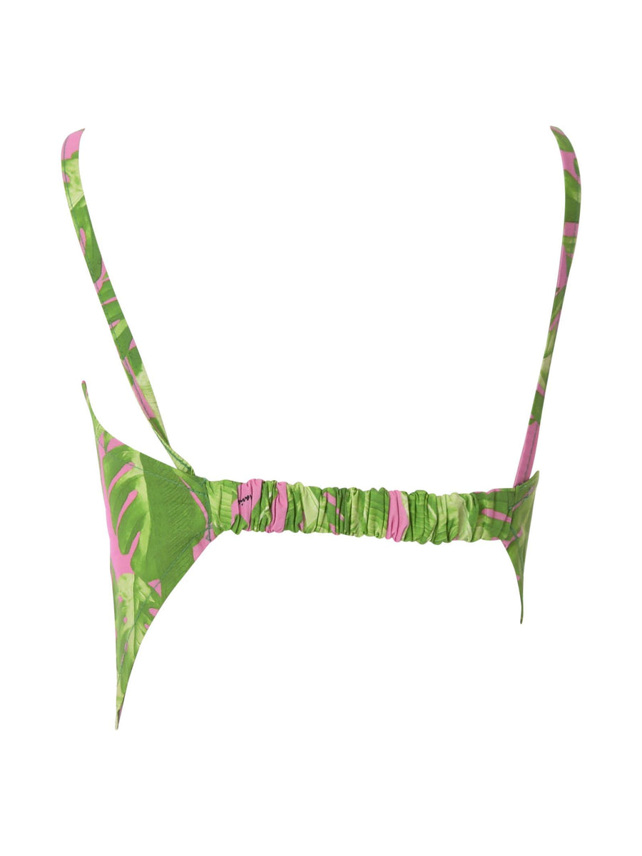 Top a fazzoletto a fantasia palme MMBSS22T525 PALME Mariuccia Milano 