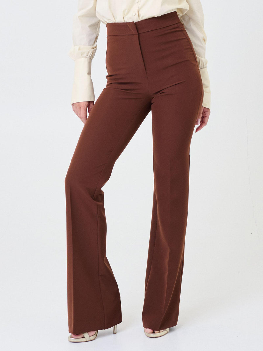 Pantalone "flare" Silence Limited marrone NP2003GOLD BROWN Silence Limited 