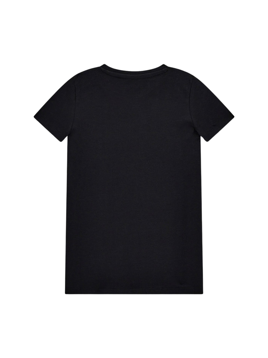 T-Shirt Guess nera con logo triangolare a contrasto J2YI51K6YW1 JBLK Guess 