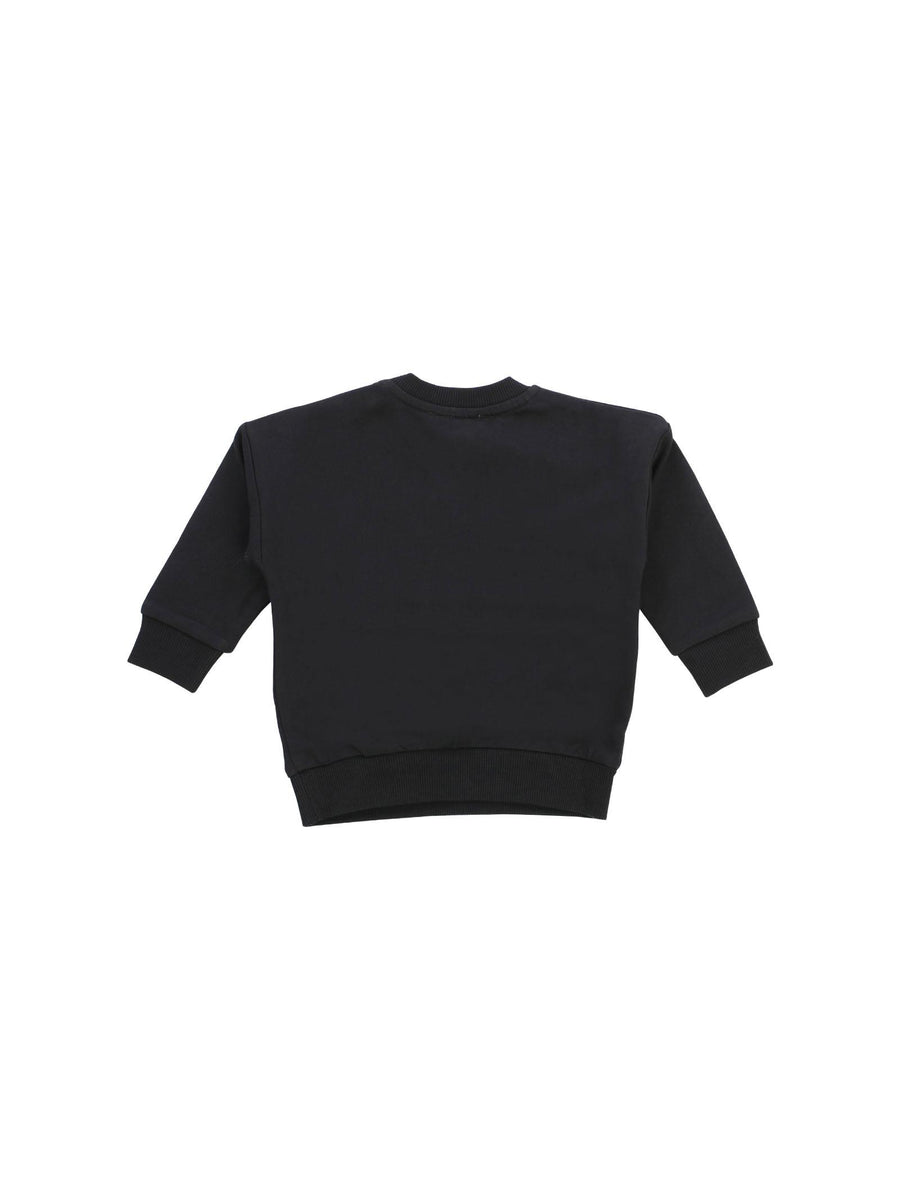 Felpa neonato basic con logo lettering MUF05OLCA60 60100 Moschino 