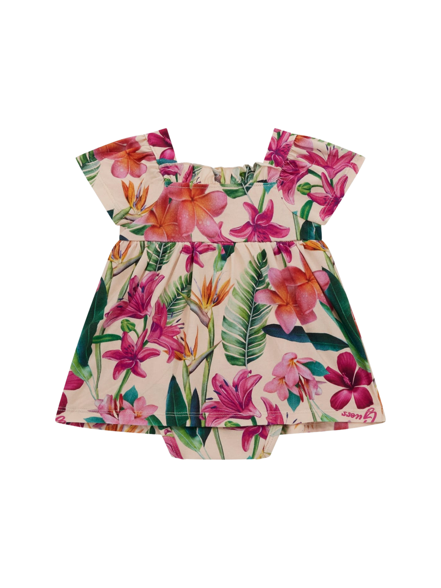 Abito Guess beige floreale S5GG05K6YW4 P49Z Guess 