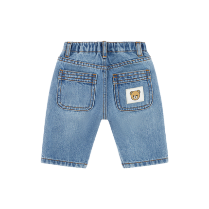 Jeans Moschino blu con logo lettering MUP05H 40059 Moschino 