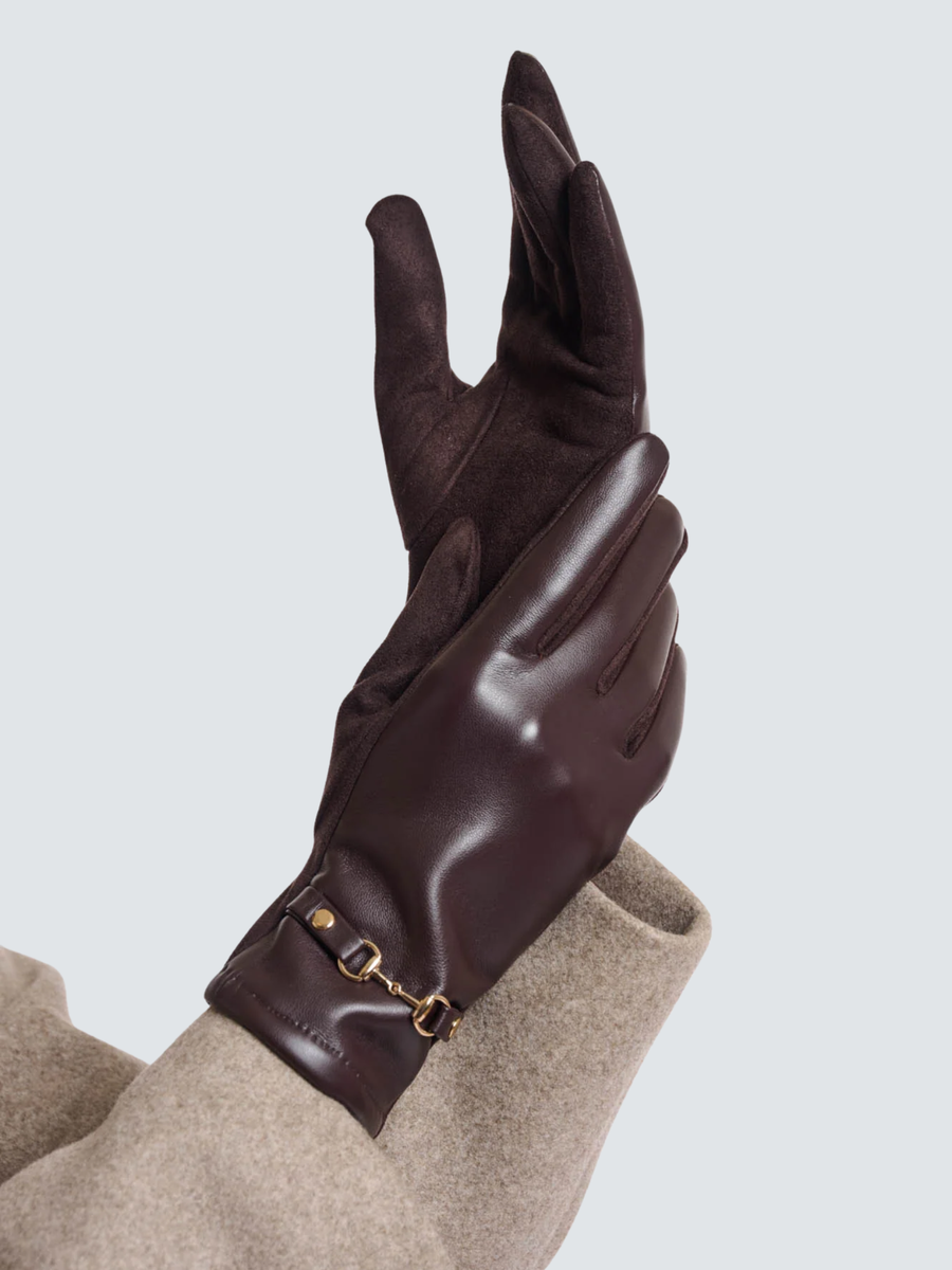 Guanti "Havila gloves" Rino & Pelle cioccolato Havila.7502512 Chocolate bean Rino & Pelle 