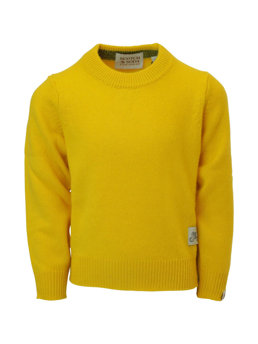 Maglioncino giallo a costine 171194 3177 Scotch & Soda 