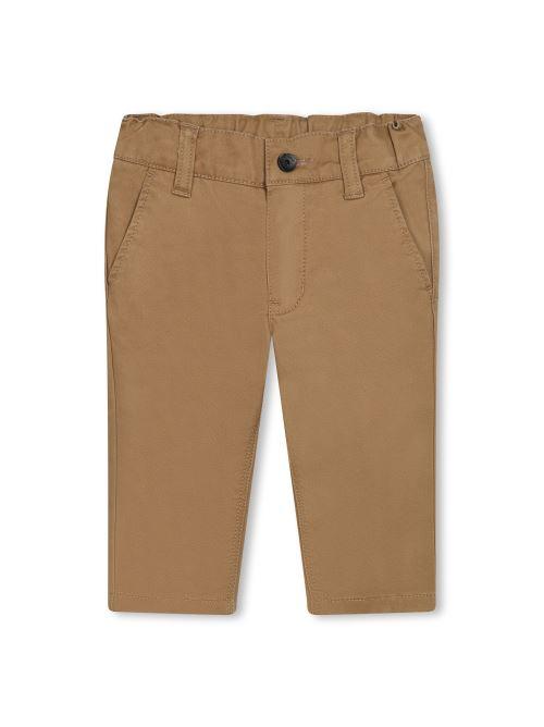 Pantaloni Boss per neonato biscotto in gambardina di cotone J51265 269 Boss 