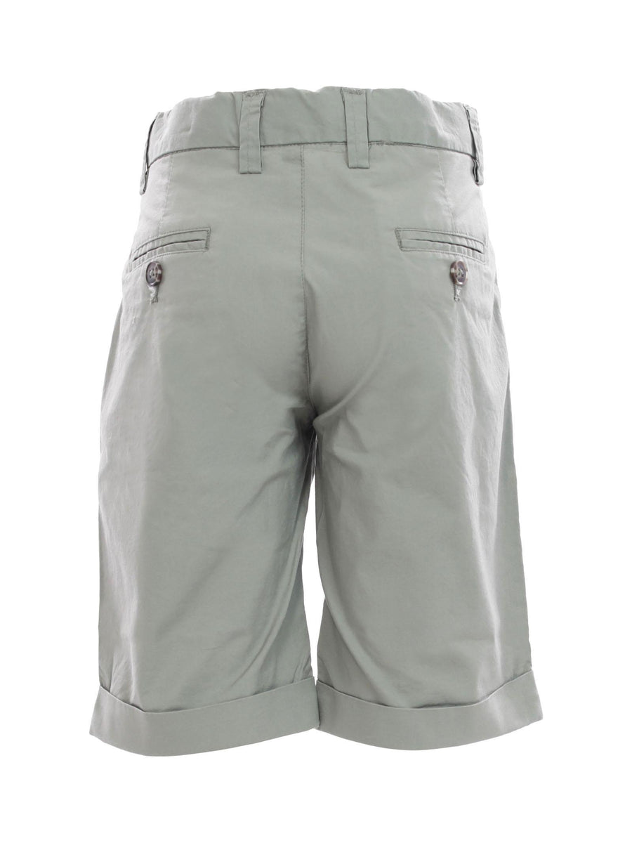 Bermuda in cotone verde militare BMD4106J MALVA Dan John 