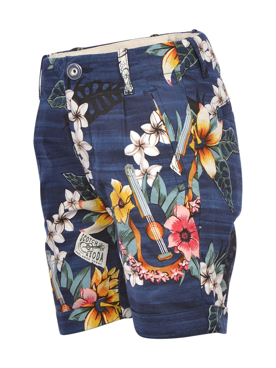 Short con stampa floreale 165409 0220 Scotch & Soda 