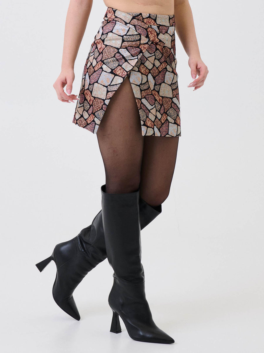 Gonna "Brocade" Bohemian Vì multicolore SDBO3003 UNI Bohemian V 