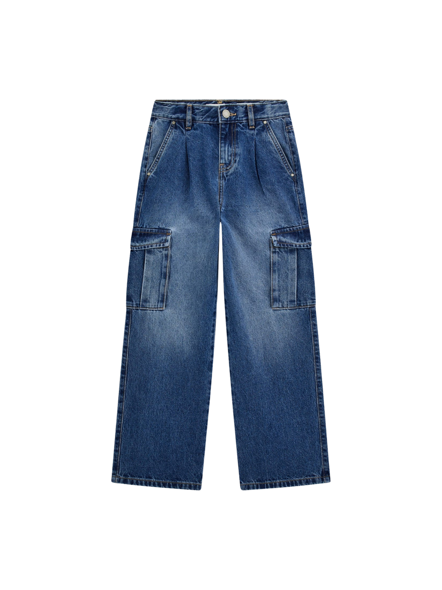 Jeans cargo Guess blu con tasconi laterali J5YA02D5FL0 MDFO Guess 