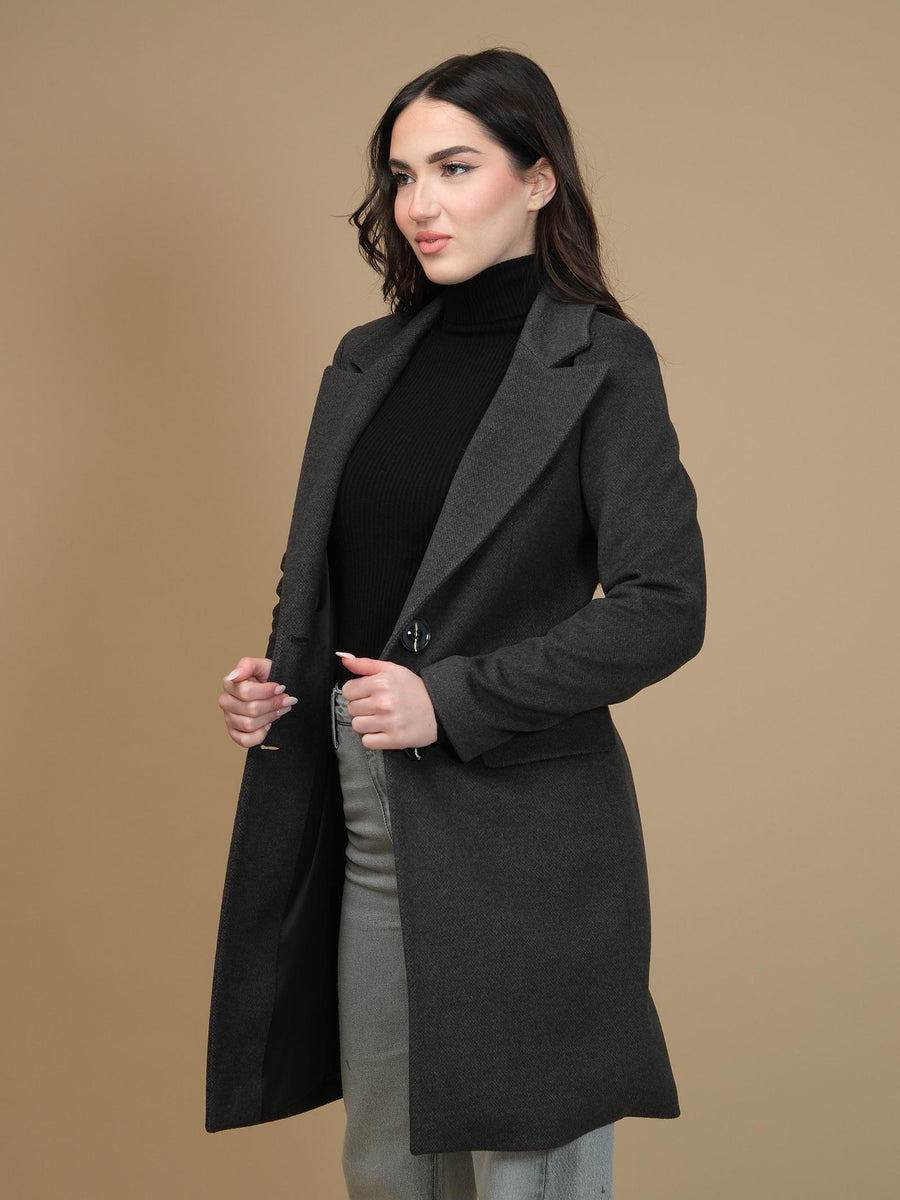 Cappotto corto monopetto Armoire Antonella antracite ANTONELLA ANTRACITE Armoire 