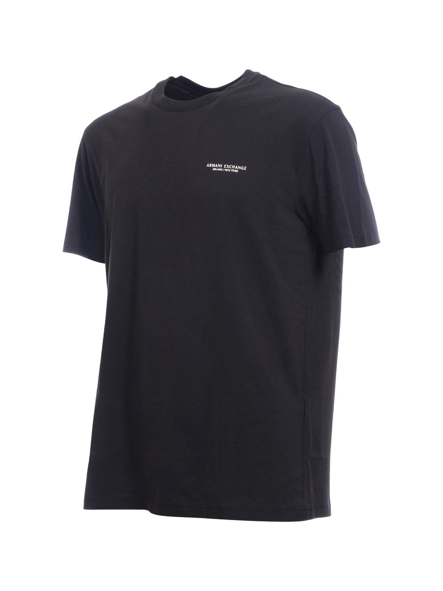 T-shirt Armani Exchange verde bottiglia con logo sul petto 8NZT91Z8H4Z UB001 Armani Exchange 