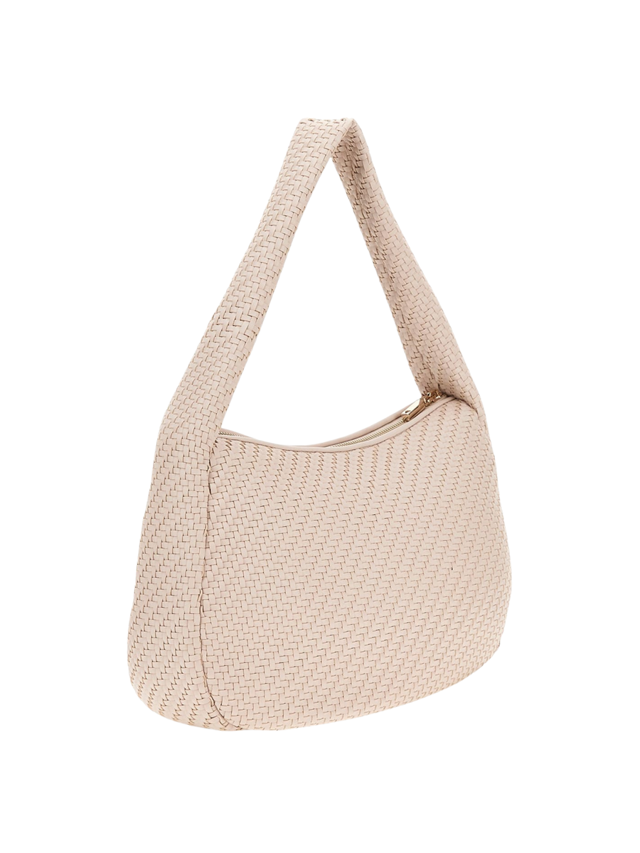 Borsa intrecciata Guess beige chiaro HWWG9530020 SHE Guess 