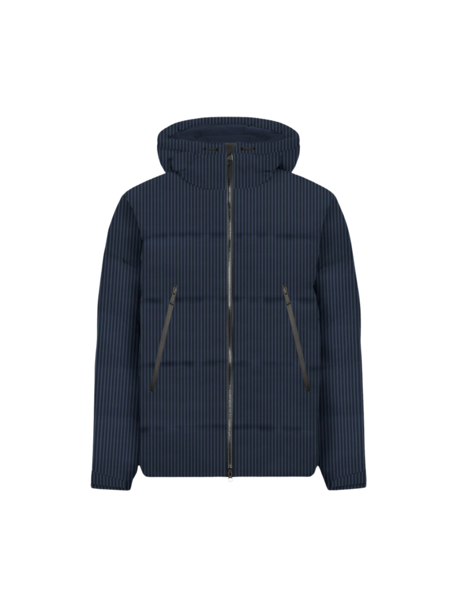 Piumino in velluto a coste maier Saint Barth blu navy MAIE001 00172G MC2 SAINT BARTH 