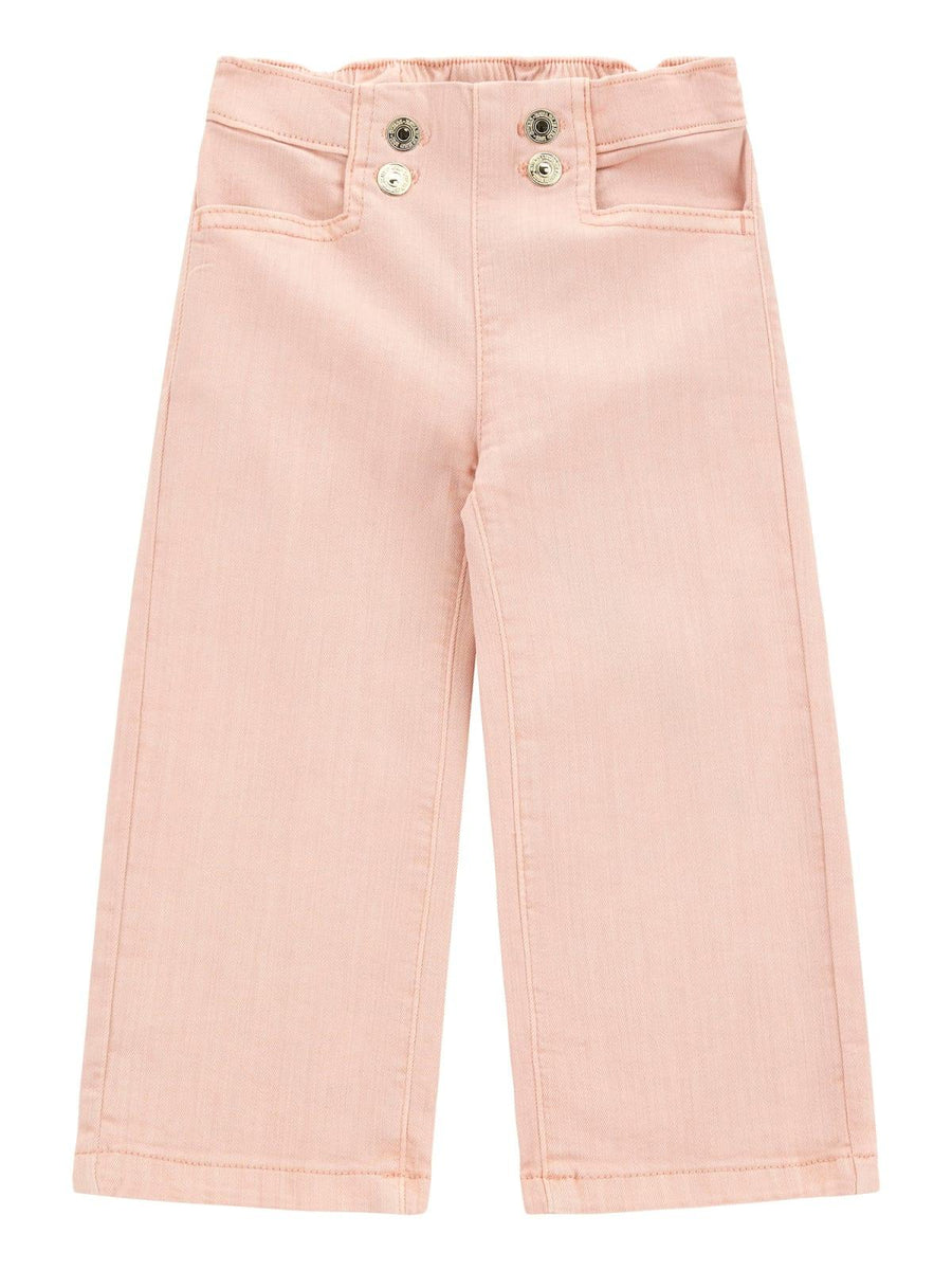 Jeans Guess rosa chiaro a palazzo con doppi bottoni K4YB04WE620 G6R1 Guess 