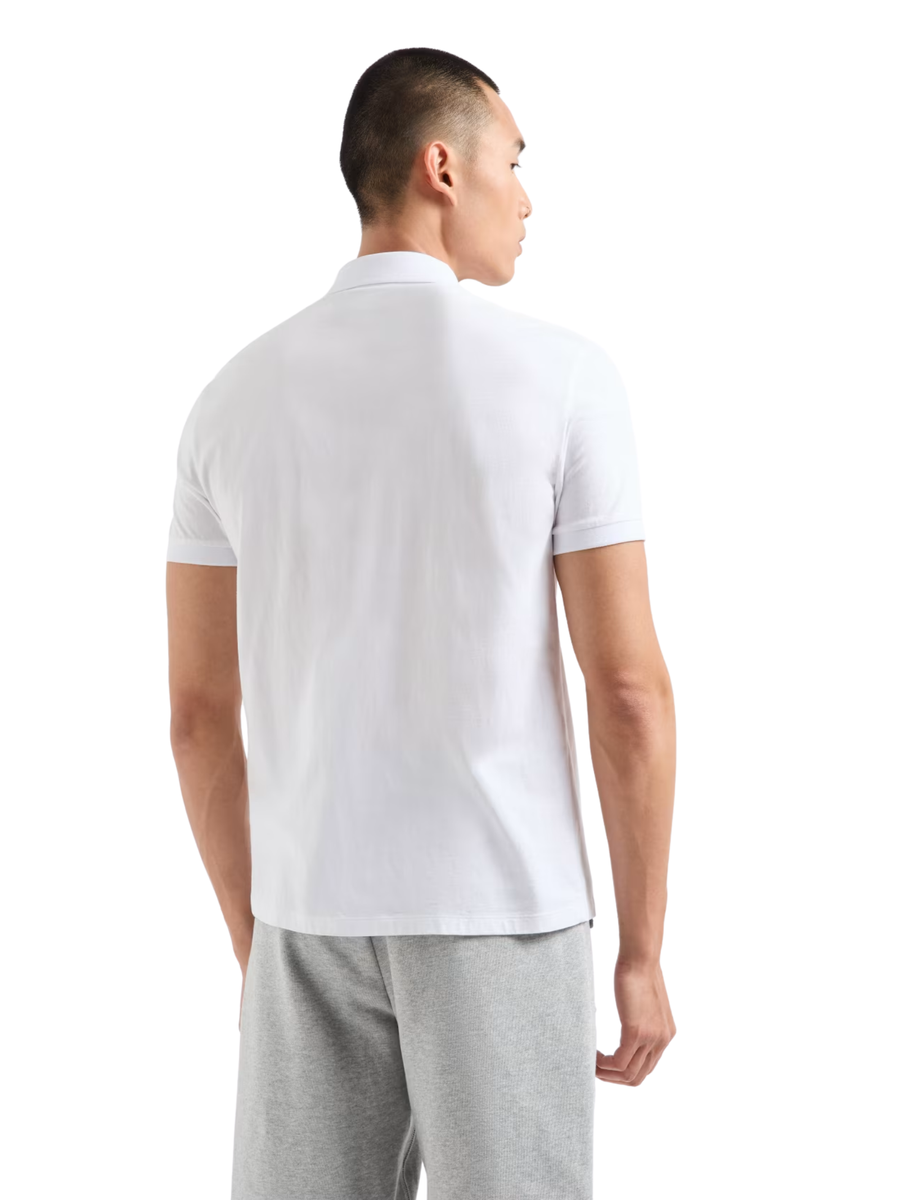 Polo in jersey Armani Exchange bianca milano/newyork 8NZF80Z8H4Z 1100 Armani Exchange 