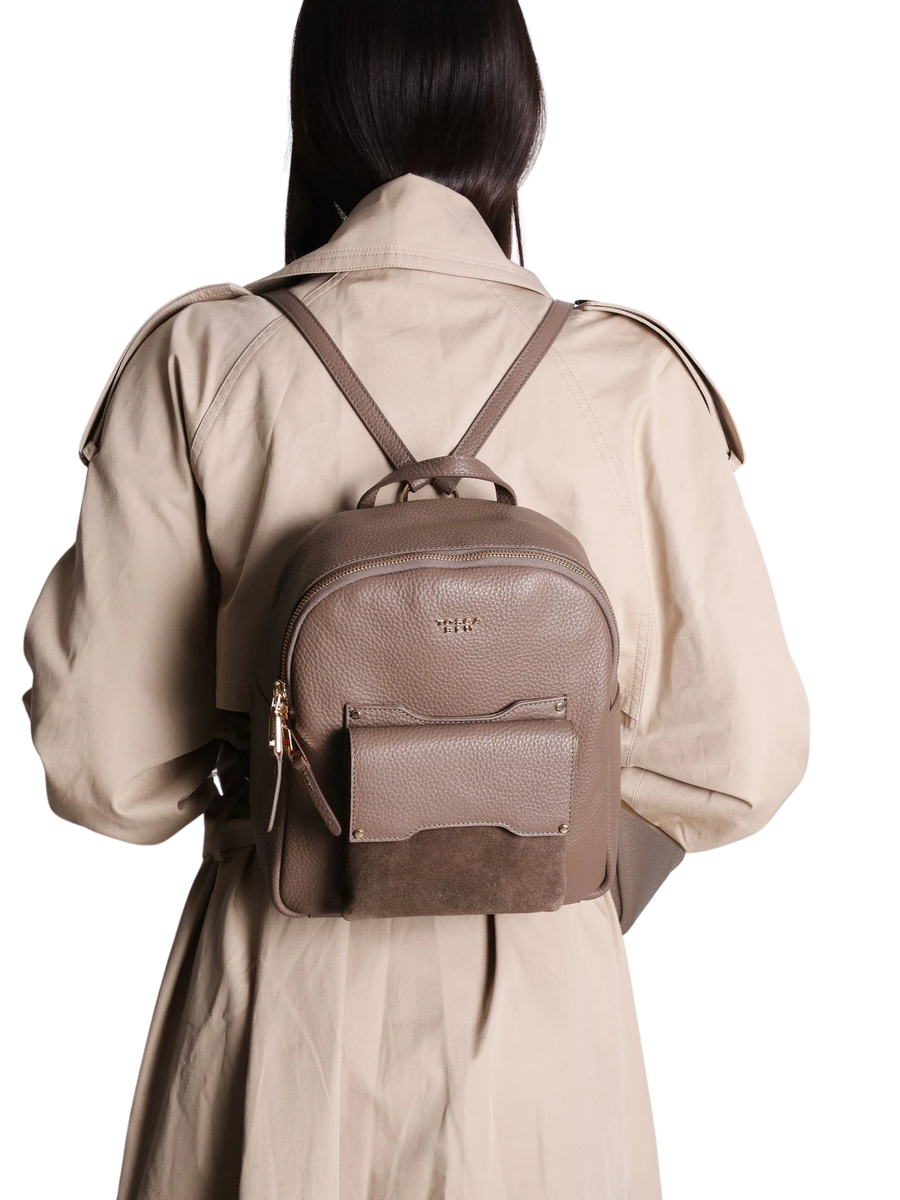 Zaino "Julia" Tosca Blu fango con tasche TF2511B12 C64 Tosca Blu 