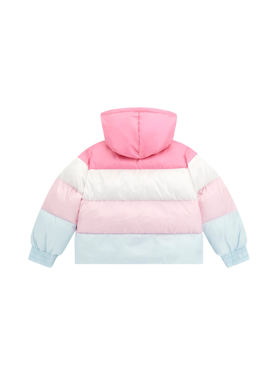 Giubbino con cappuccio Guess a righe colorate K5YL01WEGY0 F00V Guess 