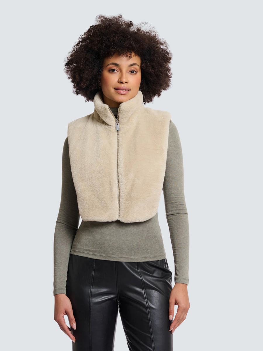 Collo imbottito "Nura" Rino & Pelle double-face beige Nura.7002512 Birch Rino & Pelle 