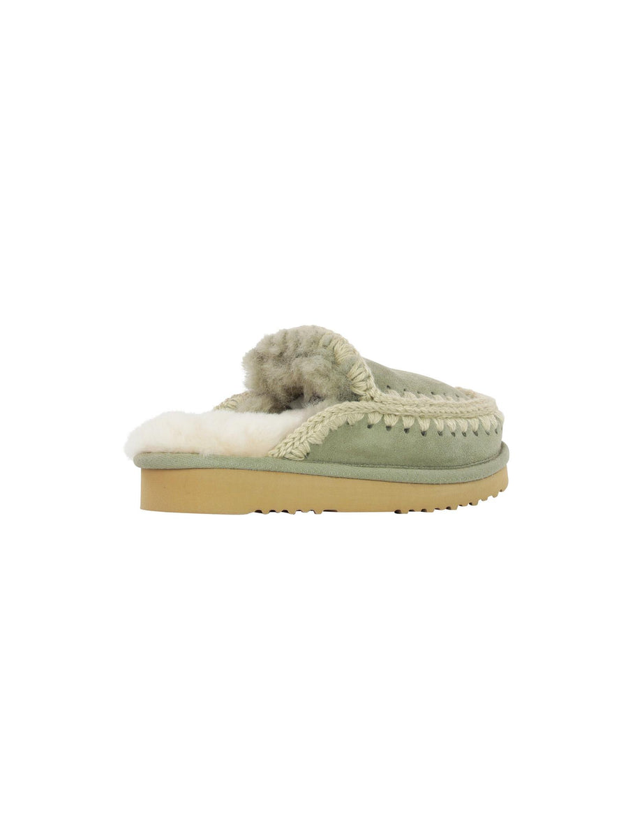 Mou Eskimo slipper grigio e panna FW101125A LOAK Mou 