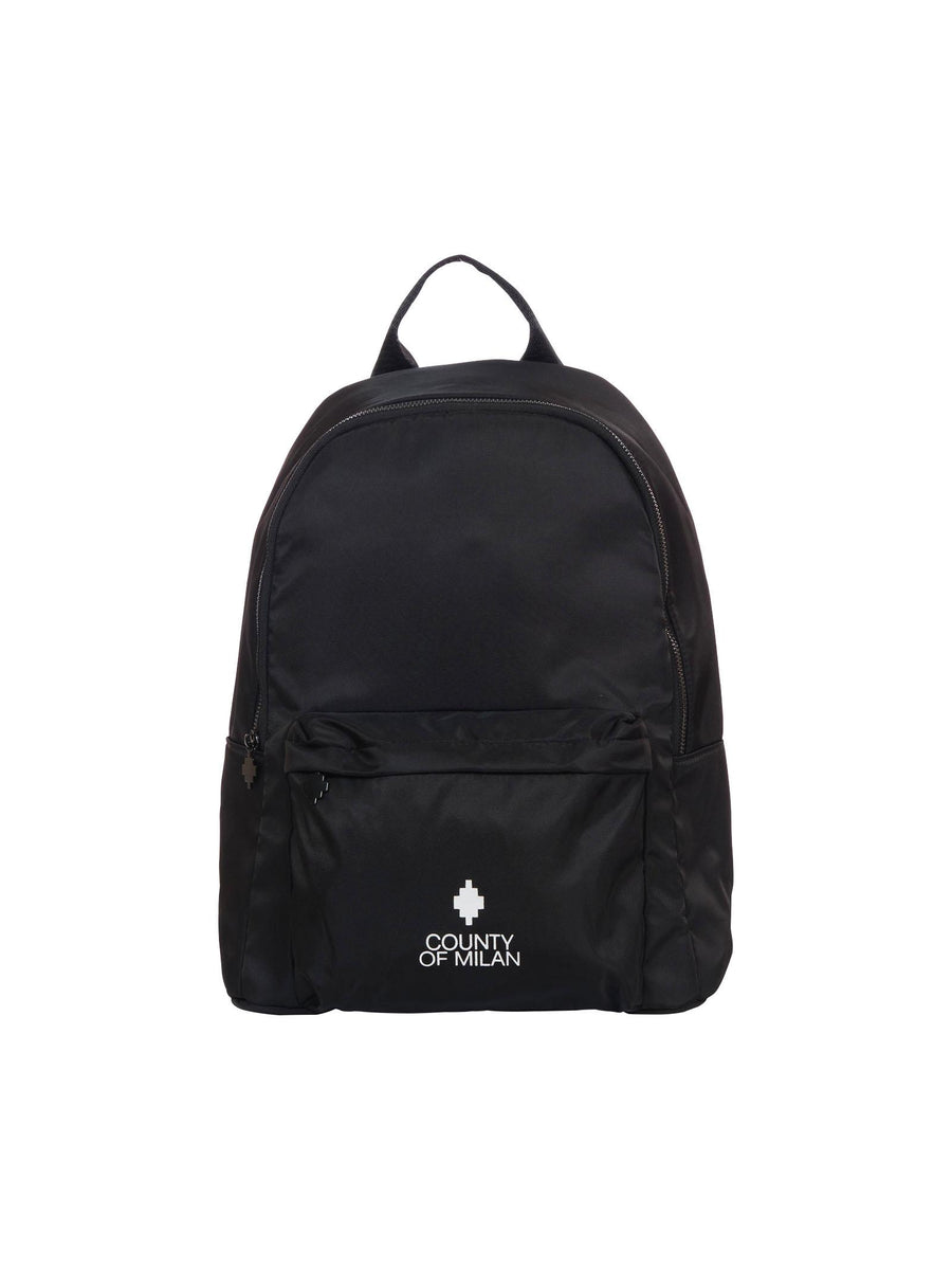 Zaino Count of Milan nero con stampa logo iconico COMAF250101 NE County of Milan 