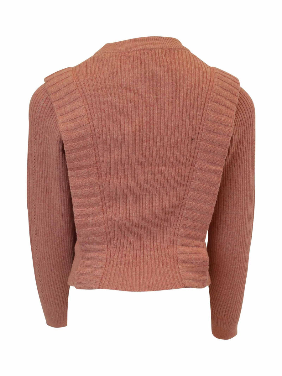 Maglioncino marsala con volant 168247 4894 Scotch & Soda 