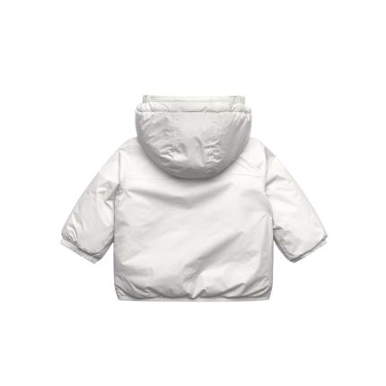 Giubbino "E. Le Vrai 4.0 Claudine Orsetto" K-Way bianco K7142RW X42 K-WAY 