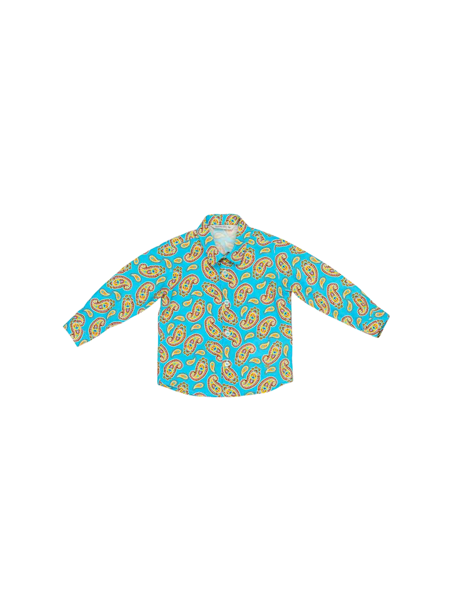 Camicia a maniche lunghe Manuel Ritz azzurro turchese MR3099 TURCH Manuel Ritz 