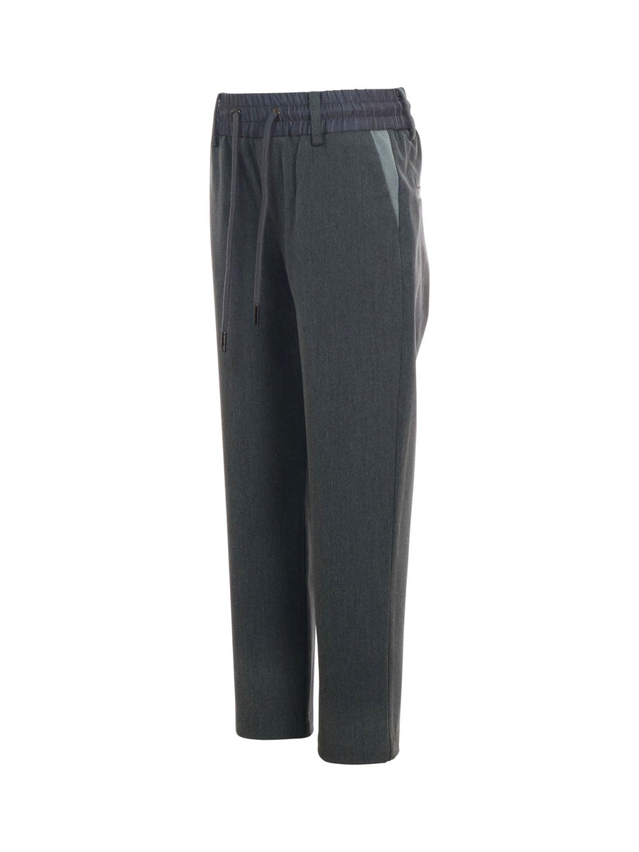 Pantalone John Richmond grigio con dettagli a contrasto RBA25102PA GREY STEEL John Richmond 