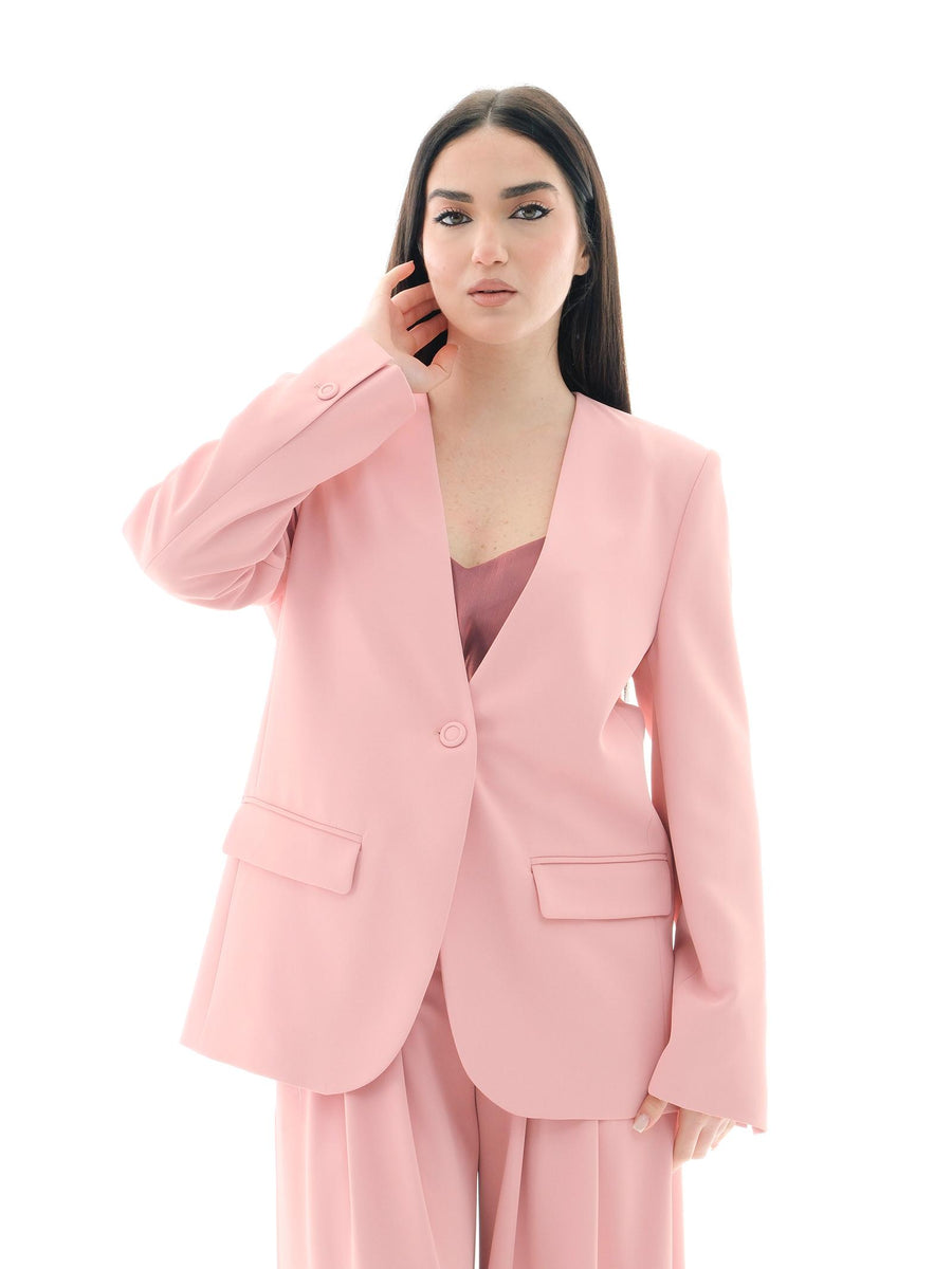 Giacca monopetto Imperial rosa JAV5JGC ROSA Imperial 