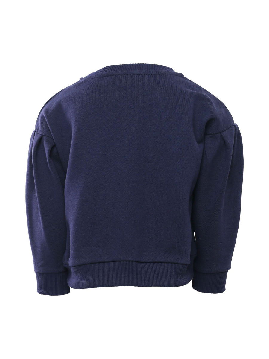 Felpa viola con manica a sbuffo K15574 868 Kenzo 