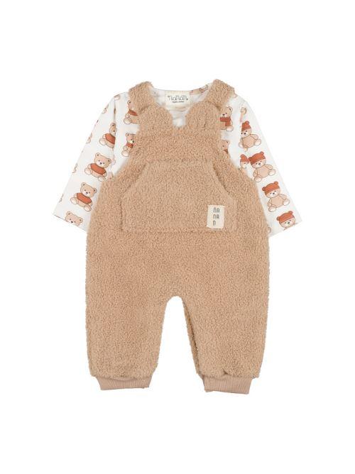 Tutina con sapopette Nanan beige I24138 BE Nanan 