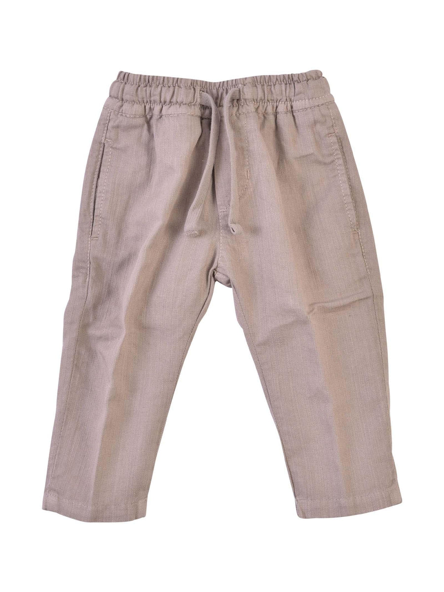 Pantalone in misto lino fango MR1629 FAN Manuel Ritz 
