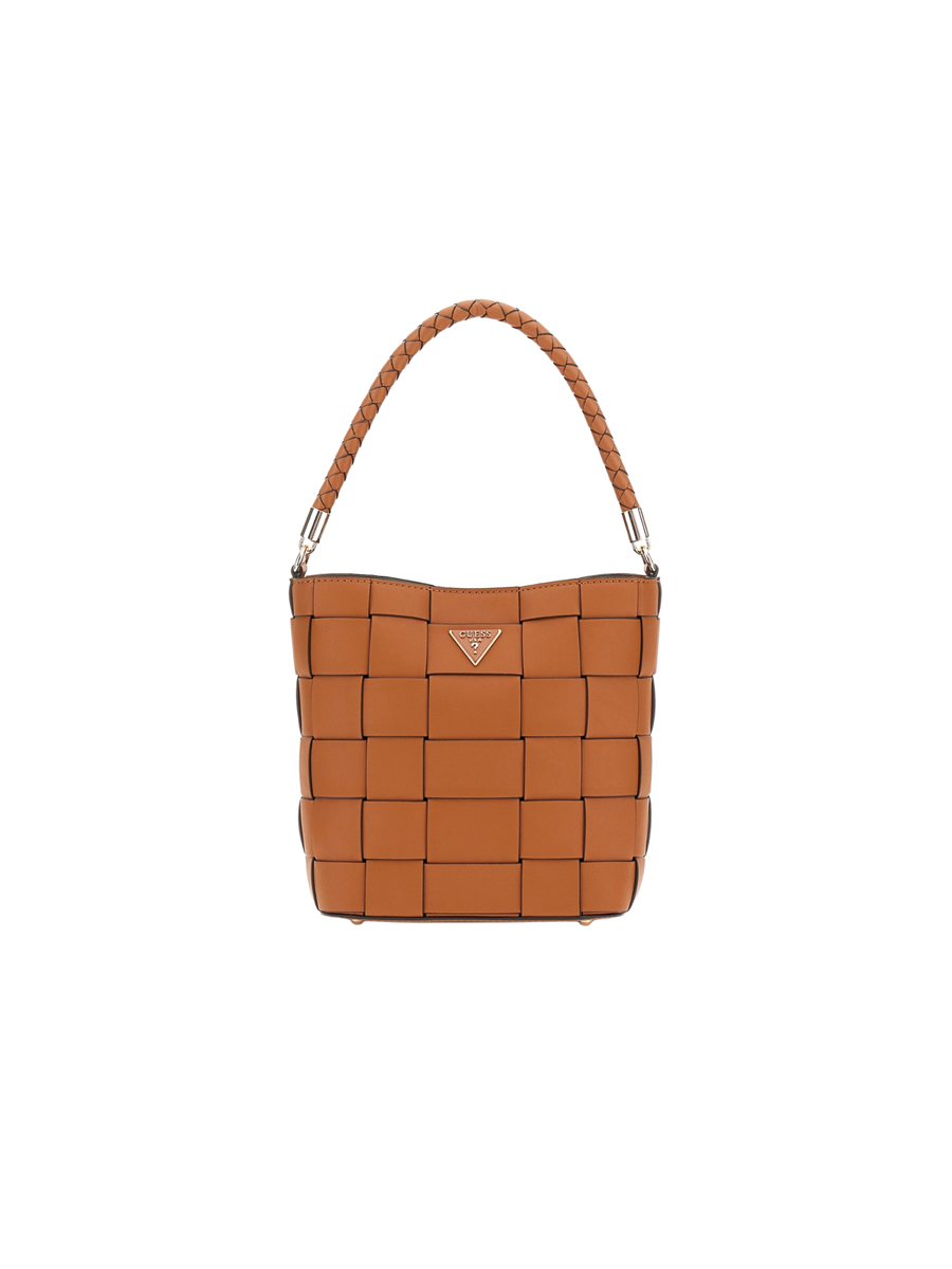 Borsa a mano Guess cuoio intrecciata HWWG9661030 CAR Guess 