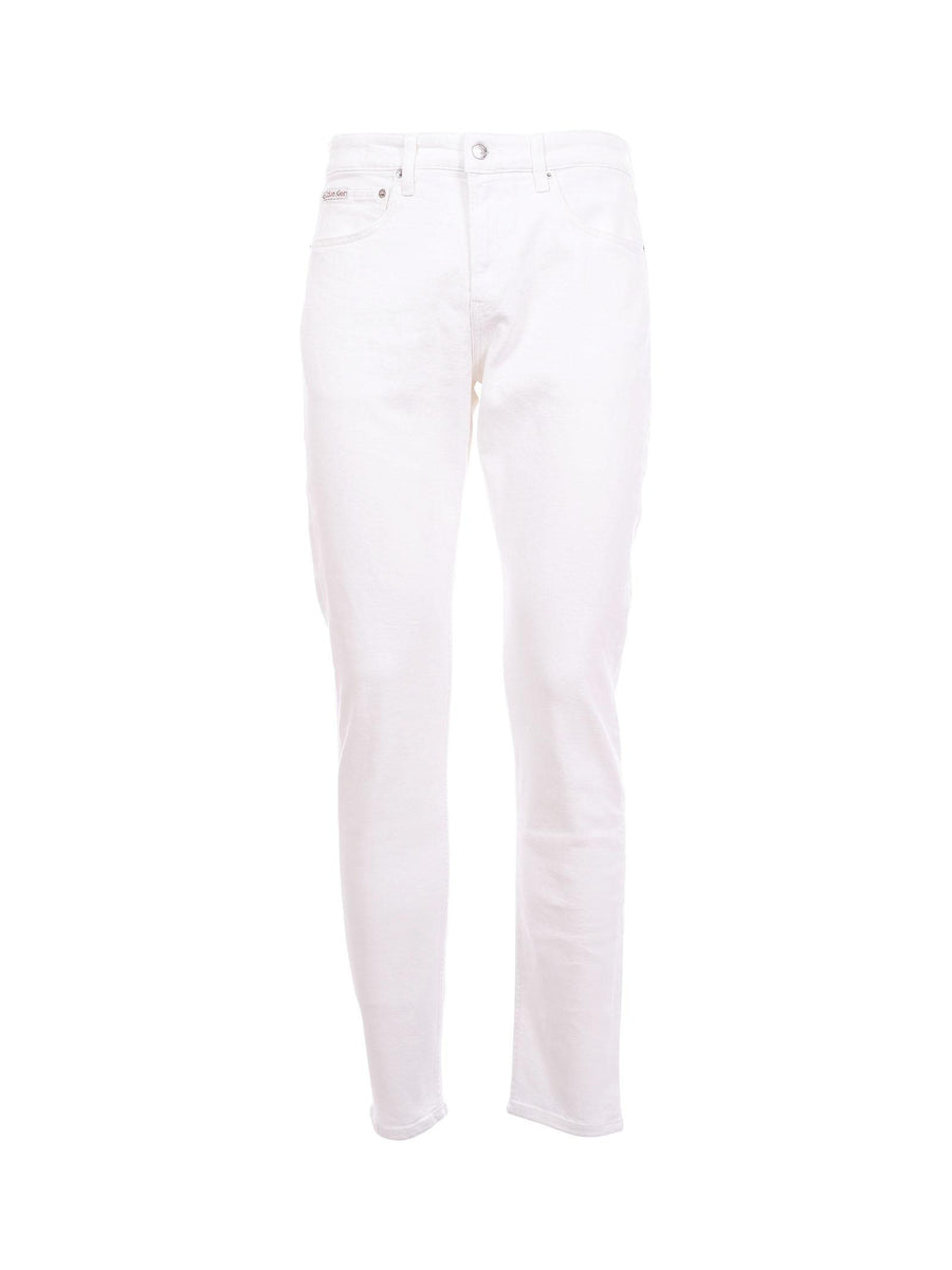 Jeans slim tapered Calvin Kelin bianco J30J327541 1AA Calvin Klein 