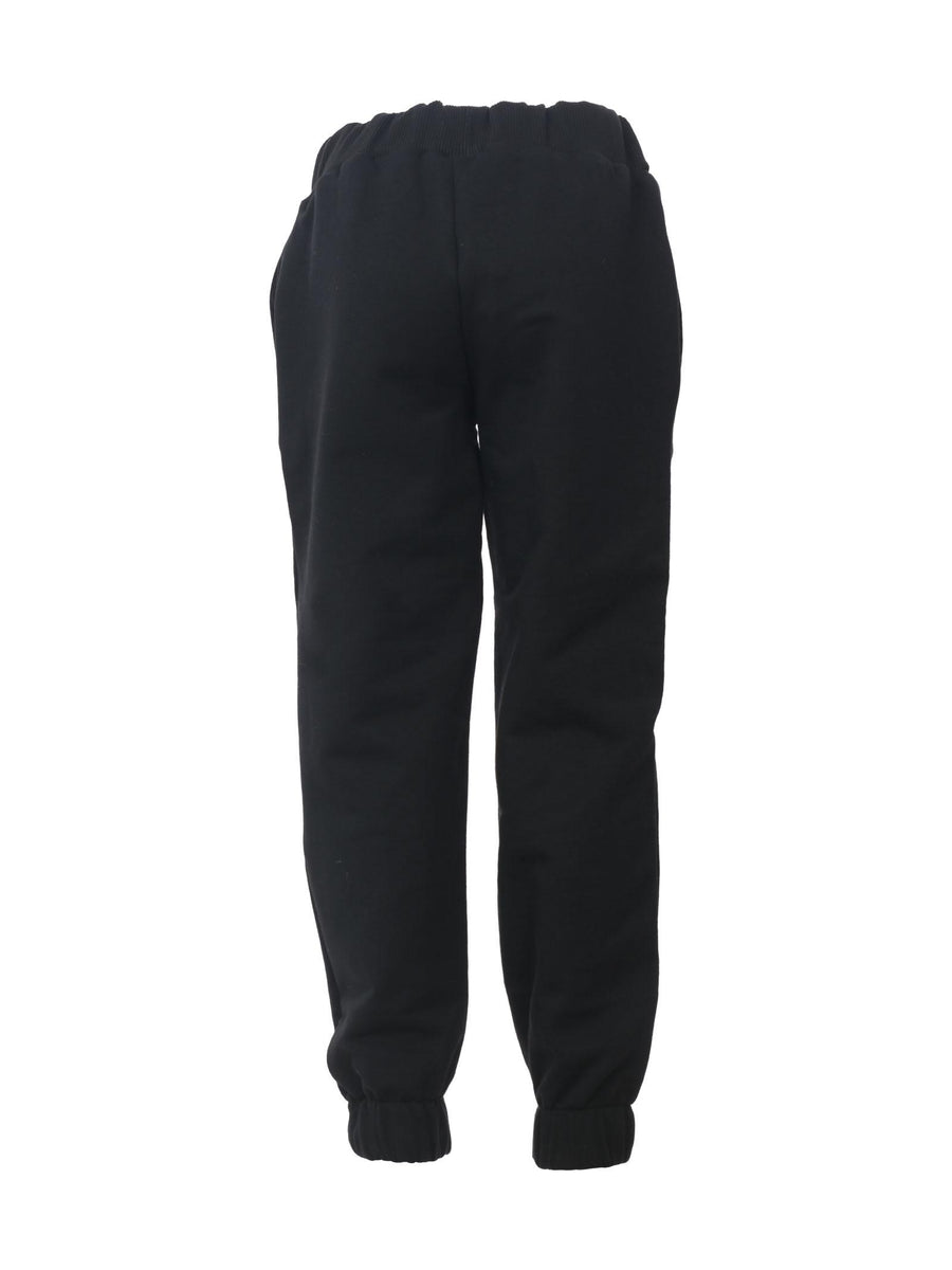 Pantalone tuta nero con brillantini PF0349 BLK kontatto kids 