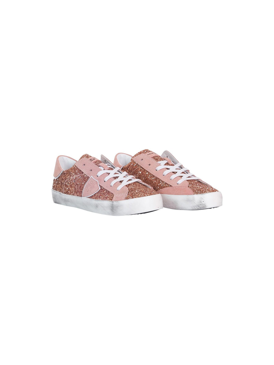 Sneakers Philippe Model rosa glitter 80709 VAR2 Philippe Model 