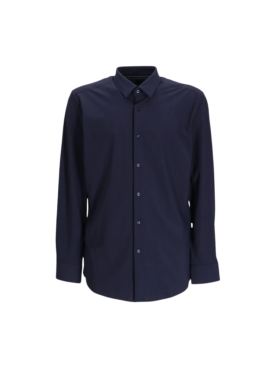 Camicia blu navy con colletto a punta 50503554 404 Boss 