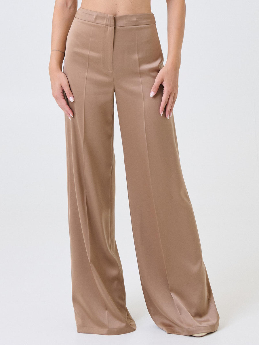 Pantalone a palazzo "allure" Silence Limited caffè PAF4SAT LIGHTCOFFEE Silence Limited 