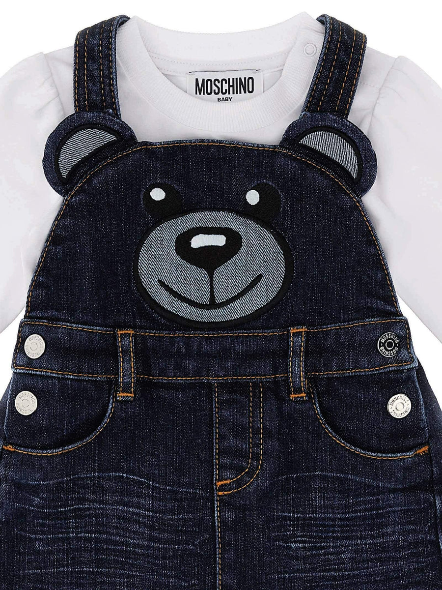 Completo t-shirt e salopette a gonna MDK02HLXE48 40198 Moschino 