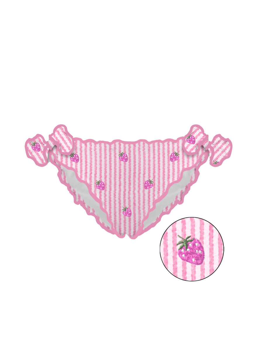 Costume MC2 Saint Barth "Cric" rosa ricami fragoline CRIC001 01430H MC2 SAINT BARTH 